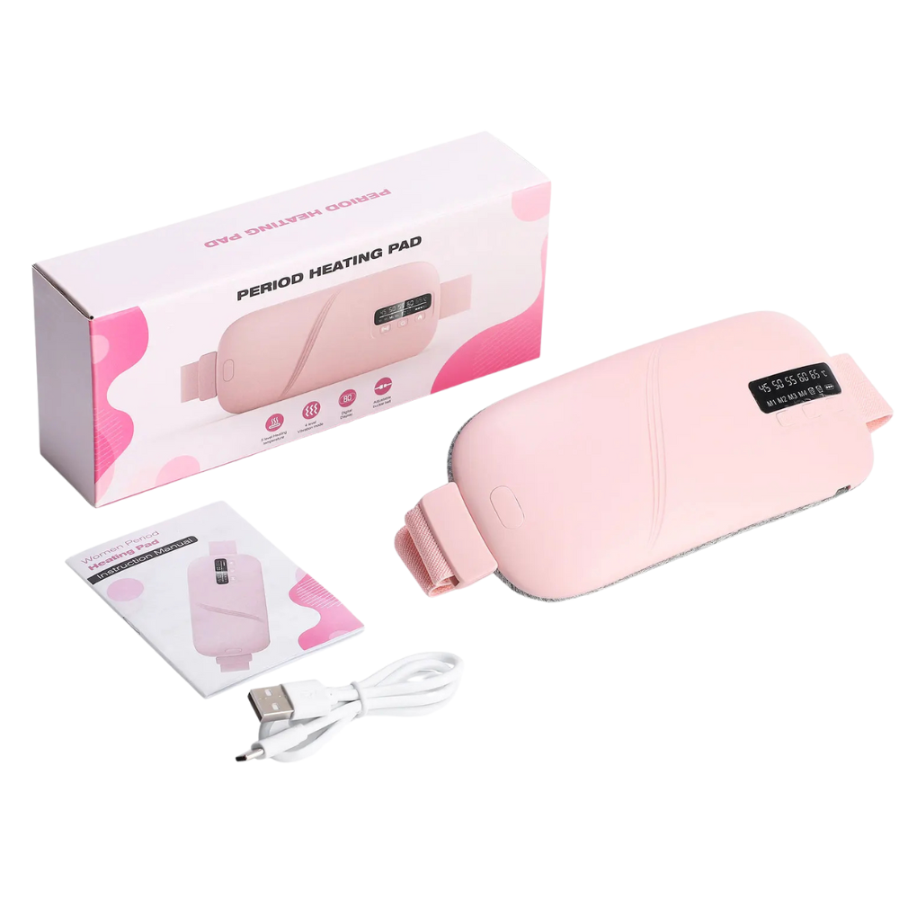 PinkRelief Heating Pad – Menstrual Pain Relief Belt